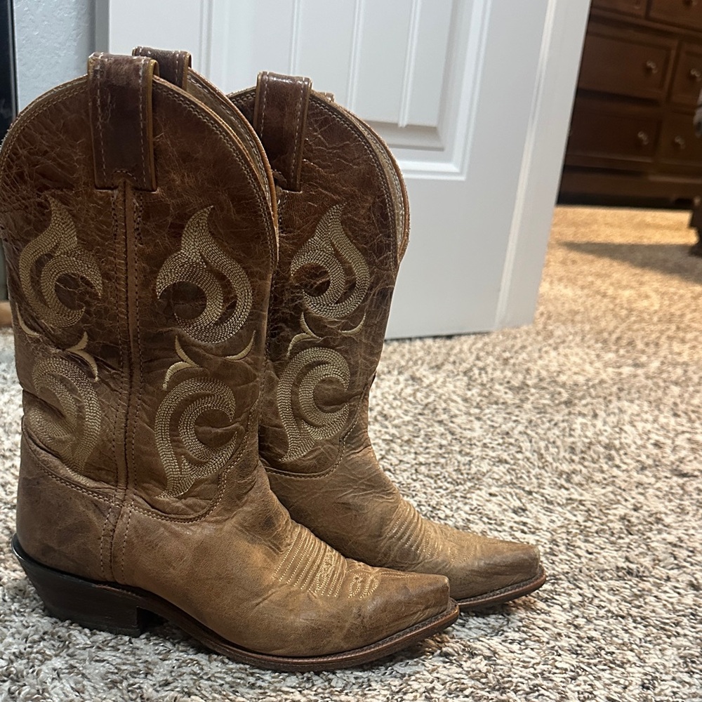 Brown Western Cowboy Boots